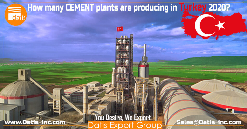 How many cement plants are producing in Turkey 2020