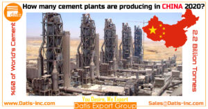 How many cement plants are producing in CHINA 2020