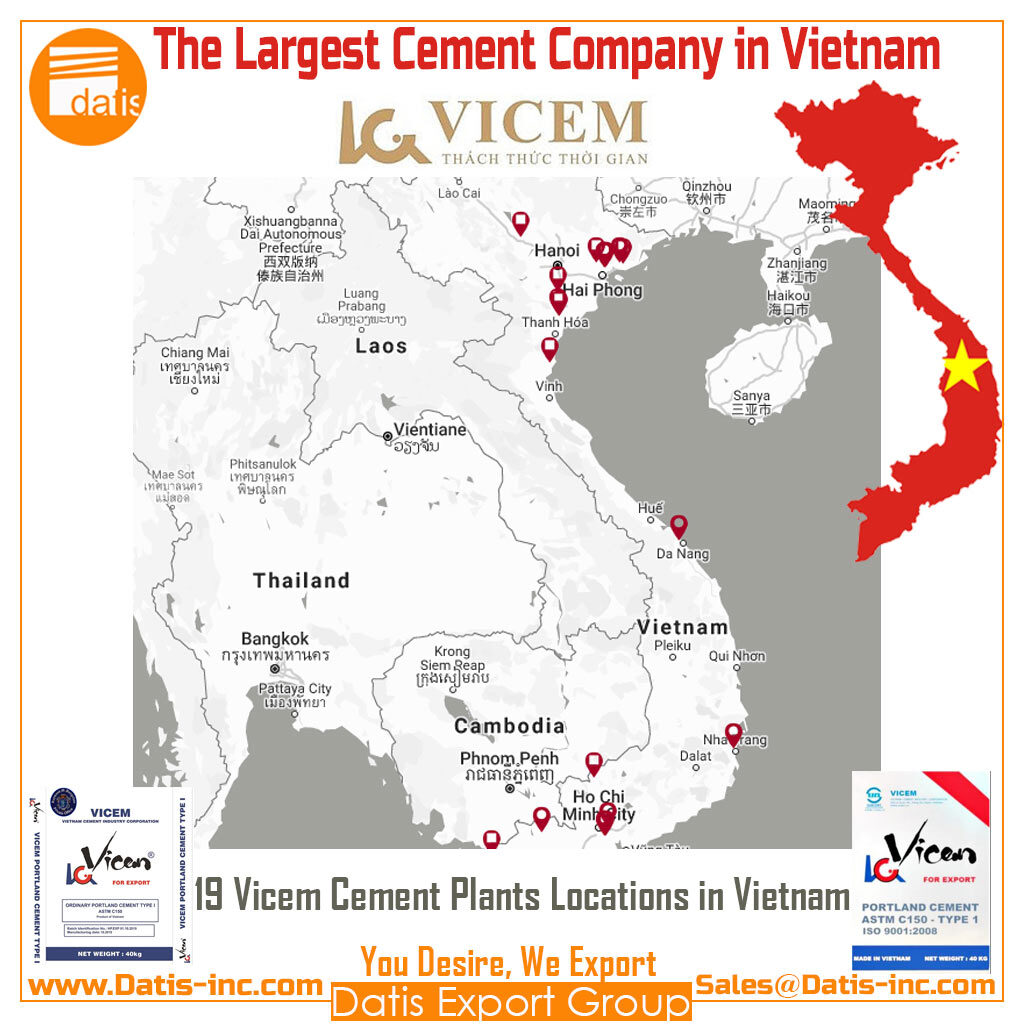 How many cement plants are producing in Vietnam 2020