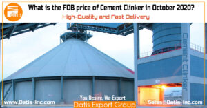 What is the FOB price of Cement Clinker in October 2020
