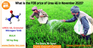 What is the FOB price of Urea 46 in November 2020