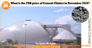 what is the FOB price of cement clinker in November 2020